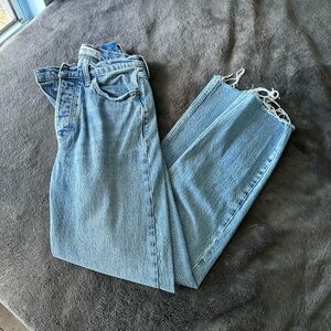 Abercrombie & Fitch Light Blue Dad Jeans